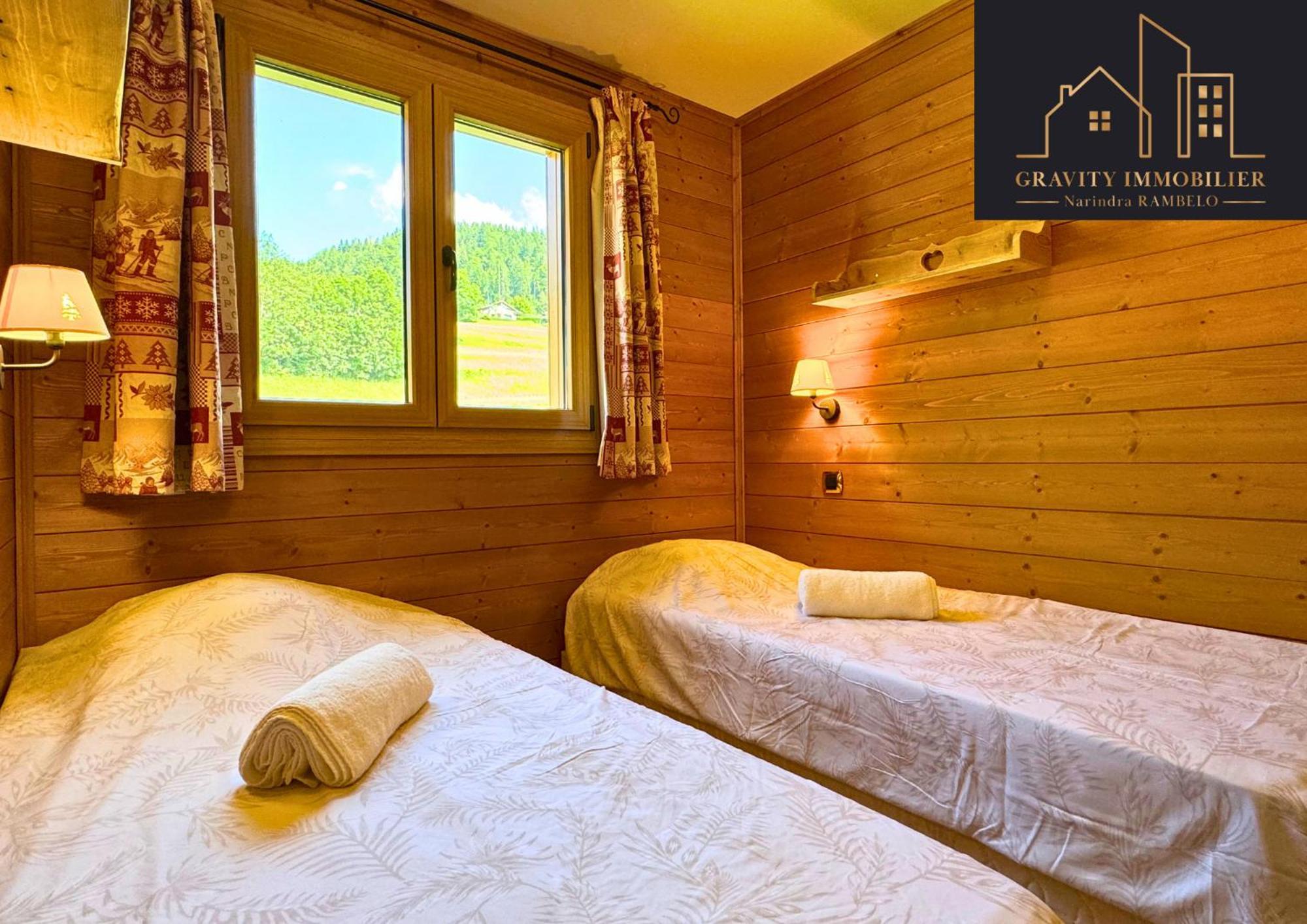 Chalet Duplex Mont-Saxonnex "Le Jarbay " エクステリア 写真