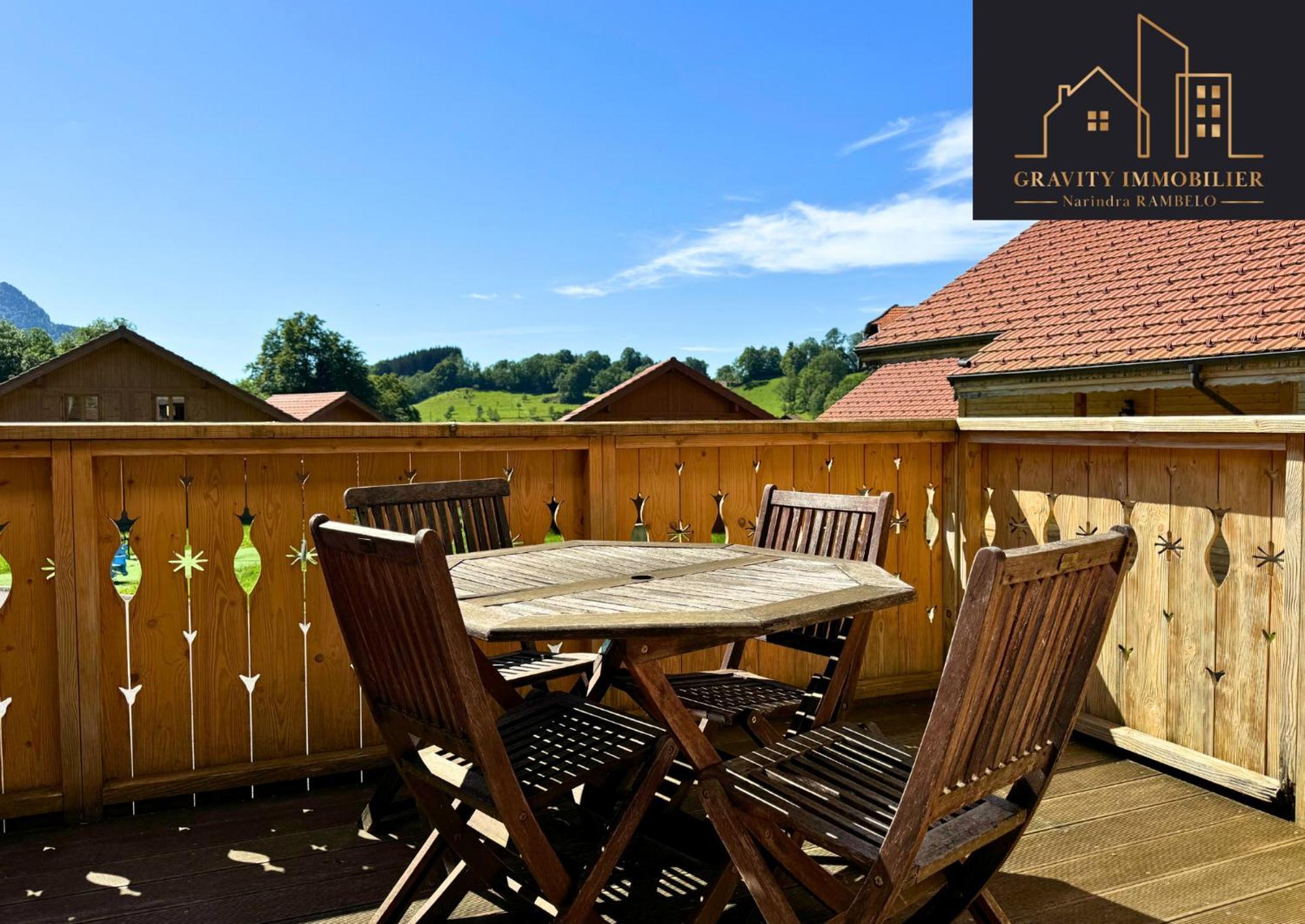 Chalet Duplex Mont-Saxonnex "Le Jarbay " エクステリア 写真