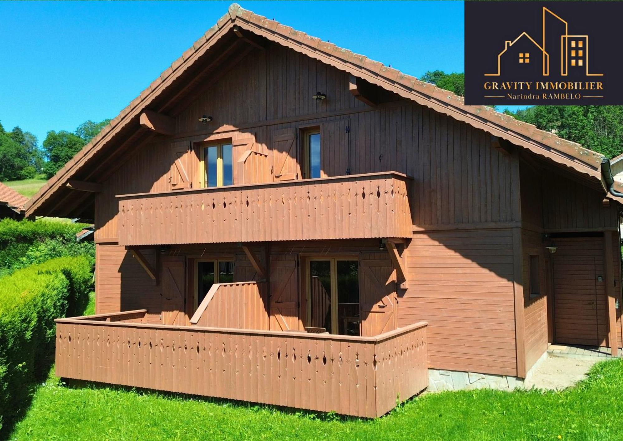 Chalet Duplex Mont-Saxonnex "Le Jarbay " エクステリア 写真