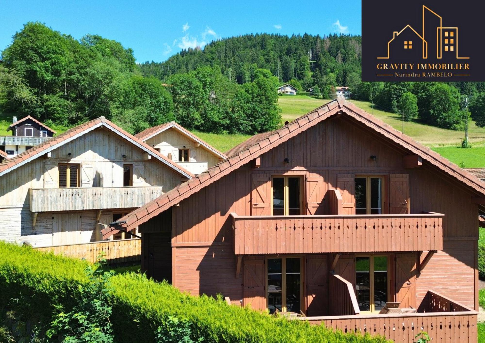 Chalet Duplex Mont-Saxonnex "Le Jarbay " エクステリア 写真