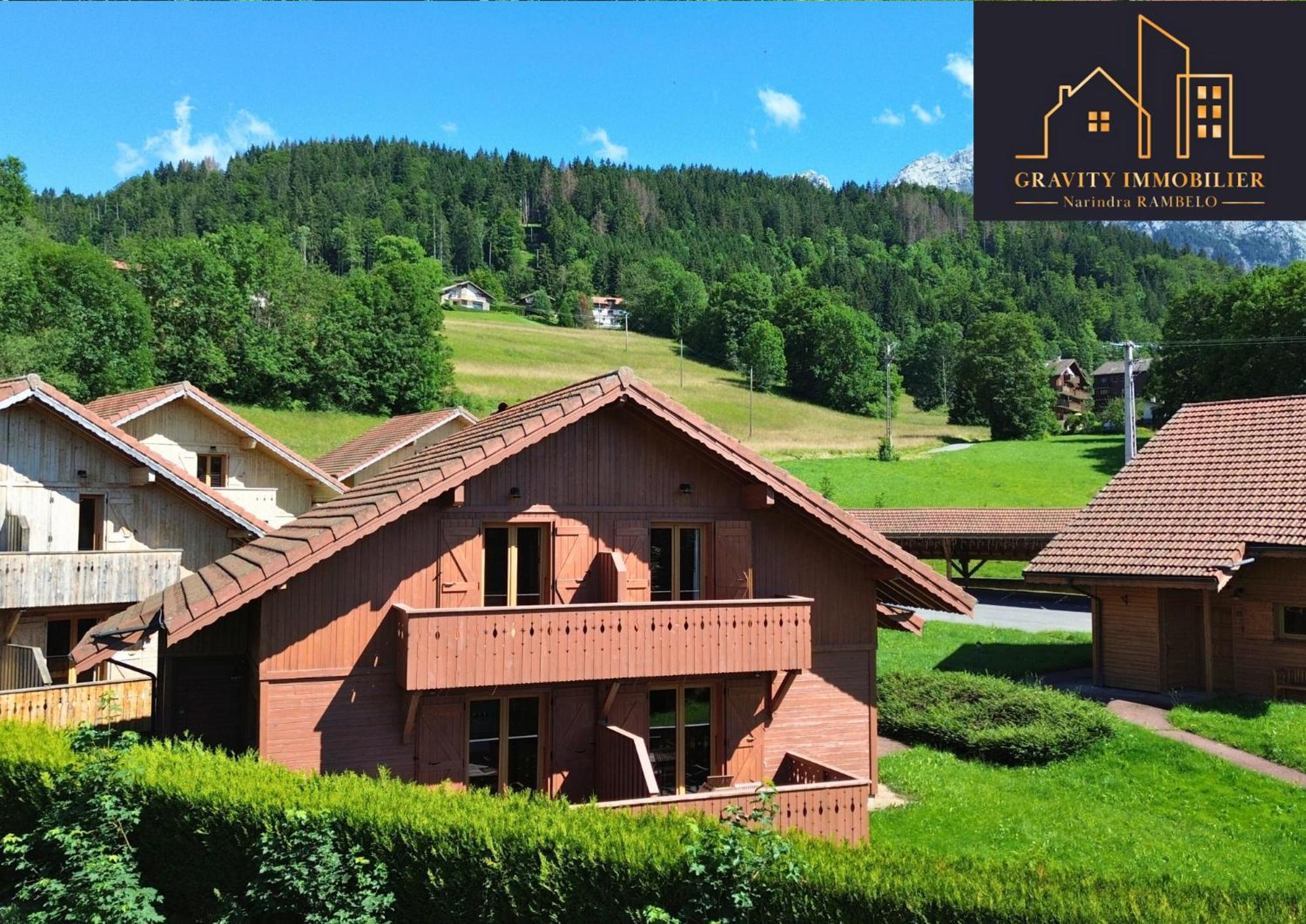 Chalet Duplex Mont-Saxonnex "Le Jarbay " エクステリア 写真