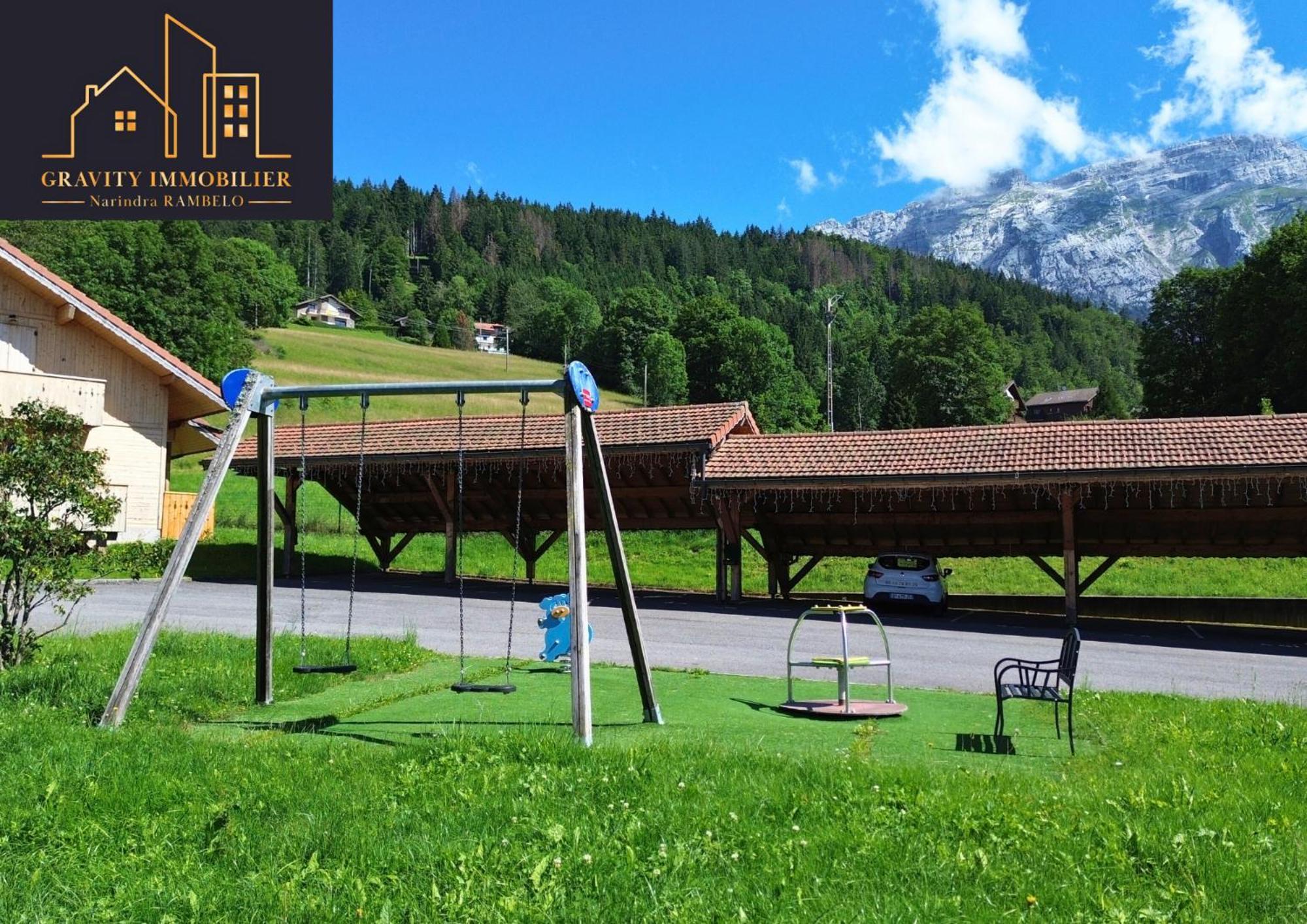 Chalet Duplex Mont-Saxonnex "Le Jarbay " エクステリア 写真