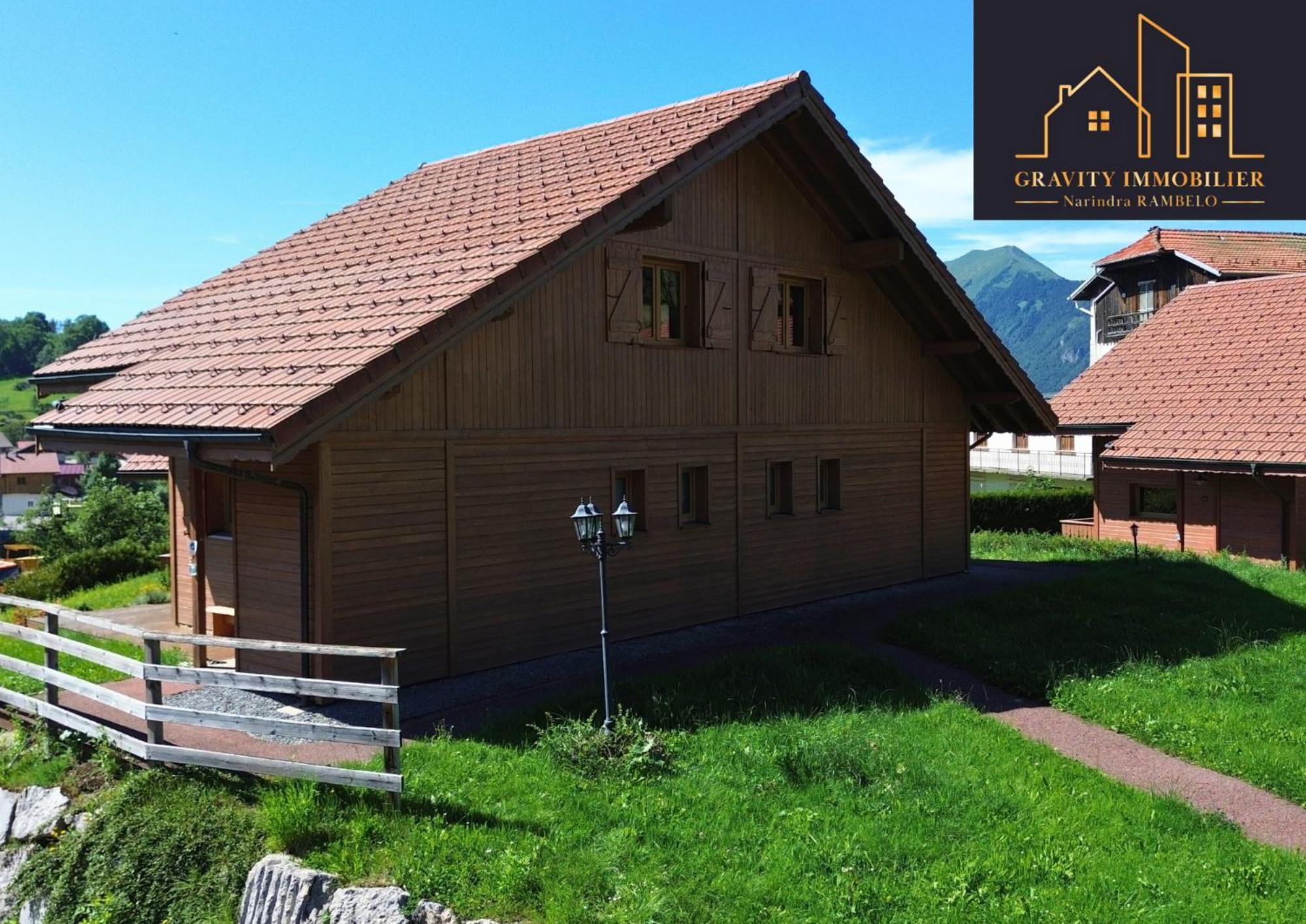 Chalet Duplex Mont-Saxonnex "Le Jarbay " エクステリア 写真